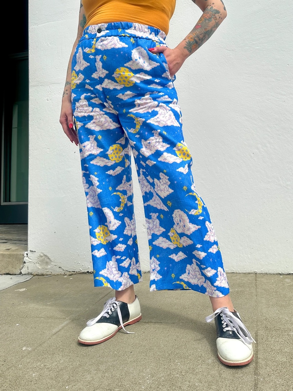 Nooworks New With Tags Candyweave Linen Catalina Pants XL NWT - Picture 3 of 4